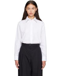 A.P.C. - Chemise Kayla Blanche - Lyst
