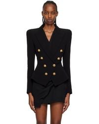 Balmain - 8 Buttons Jacket With Fitted Waist - Lyst
