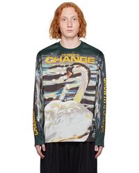 Burberry - The Winds Of Change Graphic-print Oversized Cotton-jersey T-shirt X - Lyst
