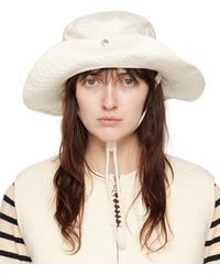 【関税込み】Jil Sander ベージュ Fishing ビーチハット Jil Sander ベージュ Fishing ビーチハット ブラウン | Lyst