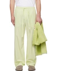 Tekla - Ssense Exclusive Auralee Edition Cotton Poplin Pyjama Pants - Lyst