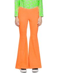 ERL - Orange Elasticized Lounge Pants - Lyst