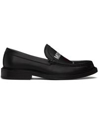 Moschino - Black College Loafers - Lyst