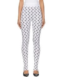 Marine Serre - Recycled Moon Jersey Stirrup Leggings - Lyst