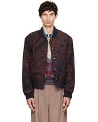 Dries Van Noten - Wool Bomber Jacket - Lyst