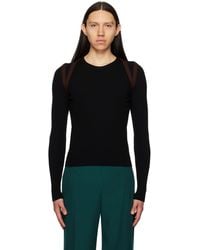 Dion Lee - Black Harness Long Sleeve T-shirt - Lyst