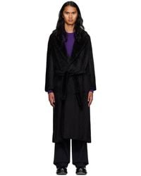 Max Mara - Black Oversized Coat - Lyst