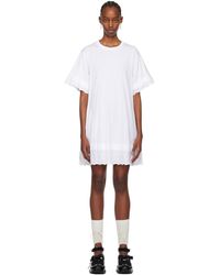 Simone Rocha - White A-line T-shirt Minidress - Lyst