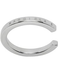 MM6 by Maison Martin Margiela - Silver Minimal Wire Ring - Lyst