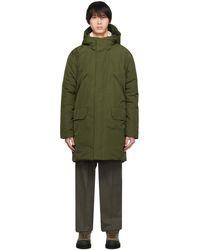 Norse Projects - Green Stavanger Coat - Lyst