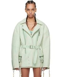 KNWLS - Ssense Exclusive Nihil Leather Jacket - Lyst
