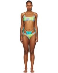 Collina Strada - Ssense Exclusive Recycled Nylon Bikini - Lyst