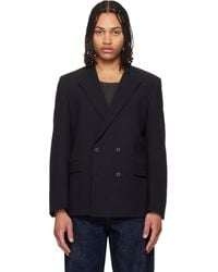 HUGO - Double-Breasted Blazer - Lyst