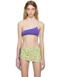 Jacquemus - Purple Le Raphia 'le Haut Maillot Maio' Bikini Top - Lyst
