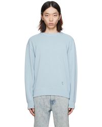 WOOYOUNGMI - Blue Patch Sweater - Lyst