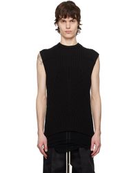 Rick Owens - Hollywood Cotton Knit Vest - Lyst