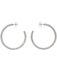 AMINA MUADDI - Large Cameron Hoop Earrings - Lyst