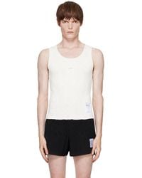 Satisfy - Off- Mothtech Waffle Singlet Tank Top - Lyst