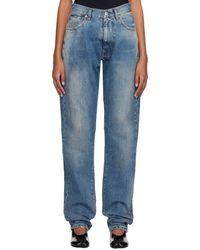 Maison Margiela - ブルー ディストレスジーンズ - Lyst
