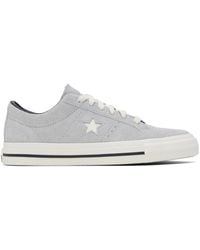Converse - Gray One Star Pro Low Top Sneakers - Lyst