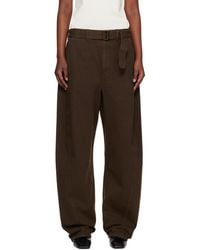 Lemaire - Twisted Belted Jeans - Lyst