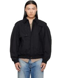 MM6 by Maison Margiela - Cotton Twill Jacket - Lyst