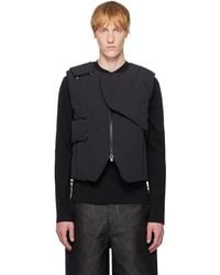 HELIOT EMIL - Veste Étagée Noire Rembourrée En Duvet - Lyst