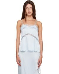 R2W - Milena Silk Lace Sleeveless Camisole - Lyst