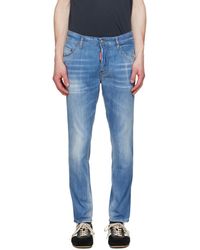 DSquared² - Light Wash Skater Jeans - Lyst