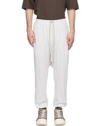Rick Owens - Off- Temple Drawstring Lounge Pants - Lyst