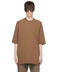 Rick Owens - T-shirt surdimensionné brun - Lyst