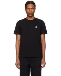 Moncler - Faded Logo Motif Cotton T-Shirt - Lyst