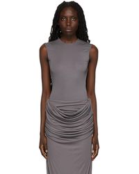 Paris Georgia Basics - Cut-Out Bodysuit - Lyst