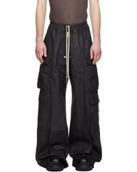 Rick Owens - ブラック Temple Double Jumbo Belas デニム カーゴパンツ - Lyst