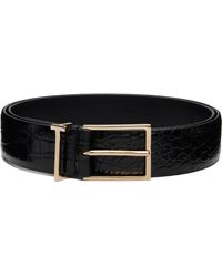 Tom Ford - Soft Printed Croc Belt - Lyst