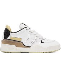 Isabel Marant - White & Yellow Emree Sneakers - Lyst