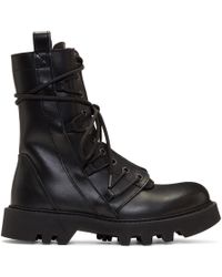 helmut lang combat boots