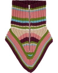 Dries Van Noten - Wool Zip Collar Scarf - Lyst