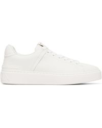 Balmain - B-Court Calfskin Sneakers - Lyst