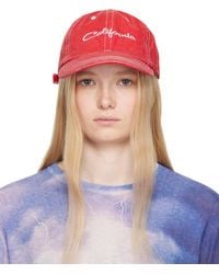 ERL - 'California' Embroidered Cap - Lyst