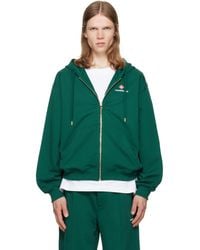 CASABLANCA - Sport Type Zip‑Up Hoodie - Lyst