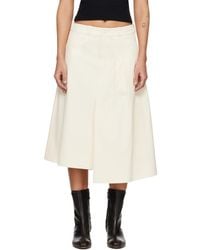 Our Legacy - Off- Origami Midi Skirt - Lyst