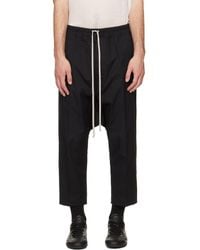 Rick Owens - Tower Drawstring Cropped Trousers - Lyst