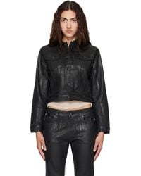 Acne Studios - Fitted Denim Jacket - Lyst
