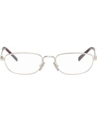 Miu Miu - Rectangular Glasses - Lyst