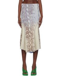 Stanley Raffington - Ssense Exclusive Off- & Midi Skirt - Lyst