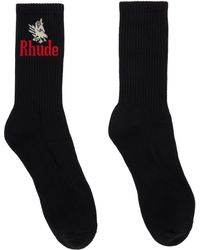 Rhude - Black Eagles Socks - Lyst