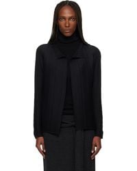 Issey Miyake - Wooly Pleats Cardigan - Lyst
