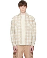 Amiri - Bleach Bandana Patch Flannel Shirt - Lyst