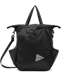 and wander - Black Sil Tote - Lyst